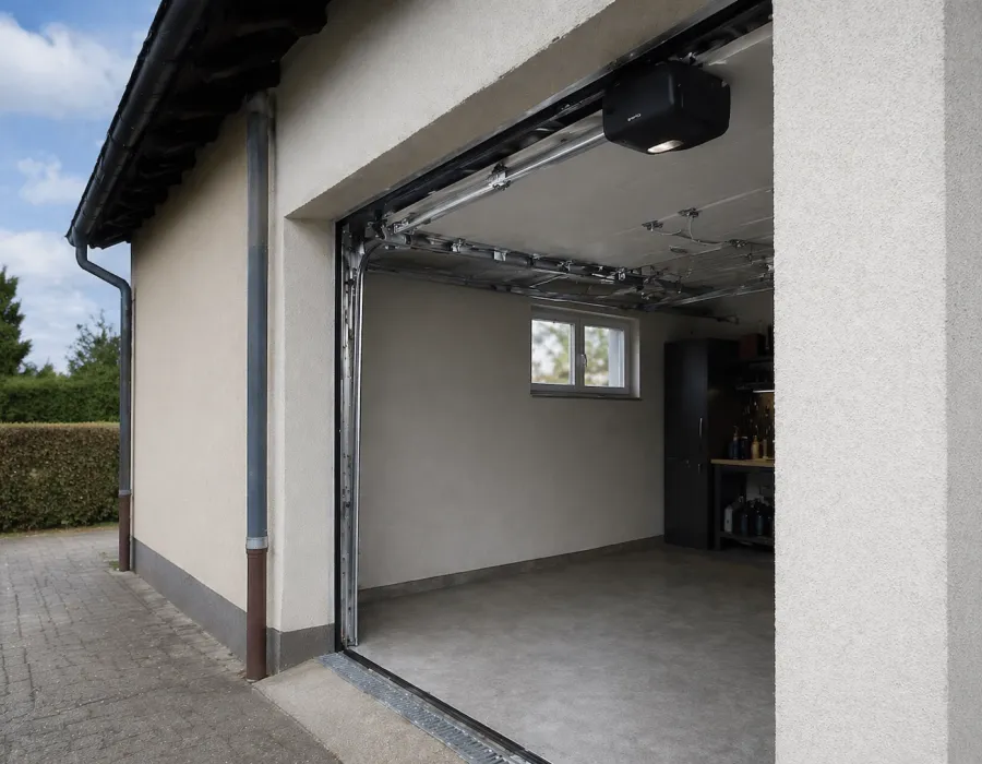 Sektionaltor mit neuem Antrieb