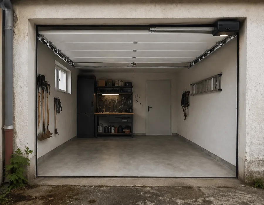 Sektionaltor mit neuem Antrieb